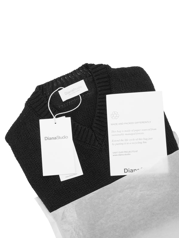 Scollo a V in Lino e Seta