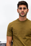 T-Shirt in Maglia - Variante Verde Military - Immagine 2