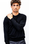 Crewneck in 100% extra-fine Merino wool
