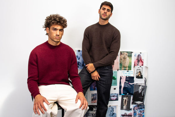 Girocollo in Cashmere - Variante Tabacco/Marrone - Immagine 2