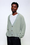 Cardigan in maglia Bicolor con Rotture - Immagine 3