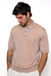 Polo in maglia in Lyocell - Variante Beige - Immagine 5