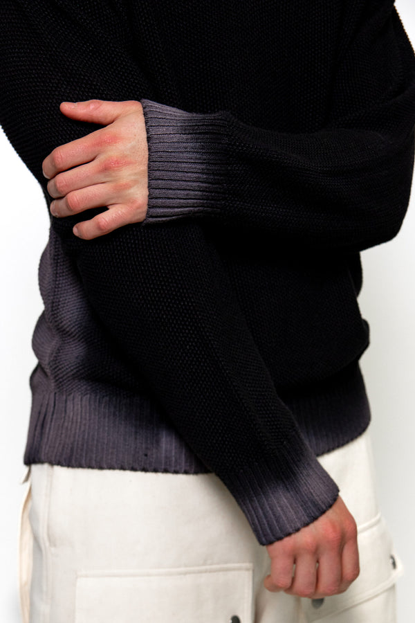 Maglia Aerografata a mano in Lino - Variante Nero - Immagine 5