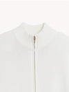 Zip-up Jacket in Plain Cotton Jersey
