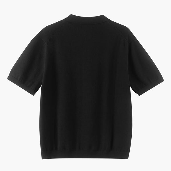 Polo Rasata in Maglia - Variante Nero - Immagine 2