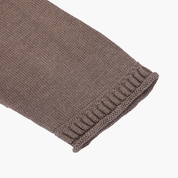 Girocollo in 100% Lino, Fatto in Italia - Variante Tabacco/Marrone - Immagine 4