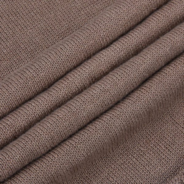 Girocollo in 100% Lino, Fatto in Italia - Variante Tabacco/Marrone - Immagine 7