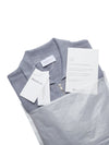 Giacca zip in Lino in punto chicco di riso