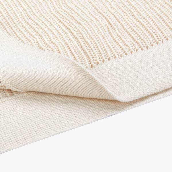 Gilet Traforato in Maglia - Variante Ecru - Immagine 7