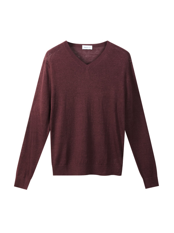 Scollo a V in Lino