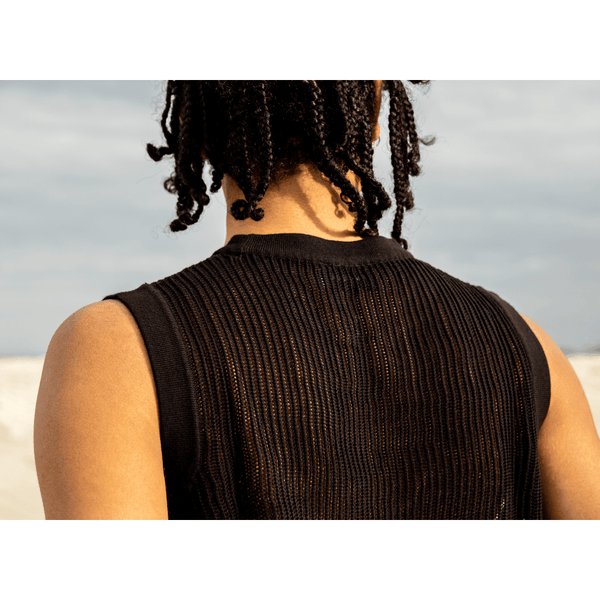 Gilet Traforato in Maglia - Immagine 3