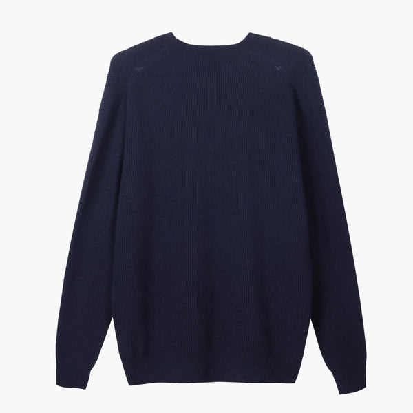 Girocollo in Cashmere - Variante Blu Navy - Immagine 3