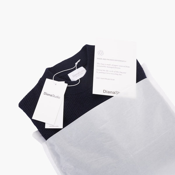 Girocollo in Cashmere - Variante Blu Navy - Immagine 5