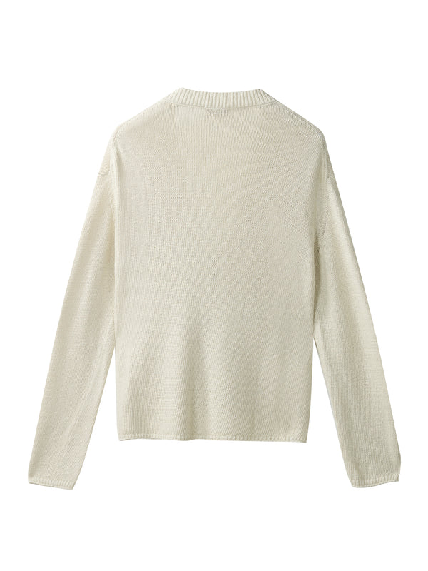 Oversized Cotton Cardigan