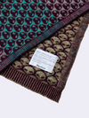 Circular Blanket with Jacquard Pattern