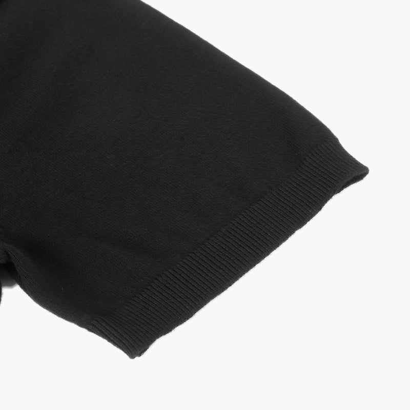 Polo Rasata in Maglia - Variante Nero - Immagine 4