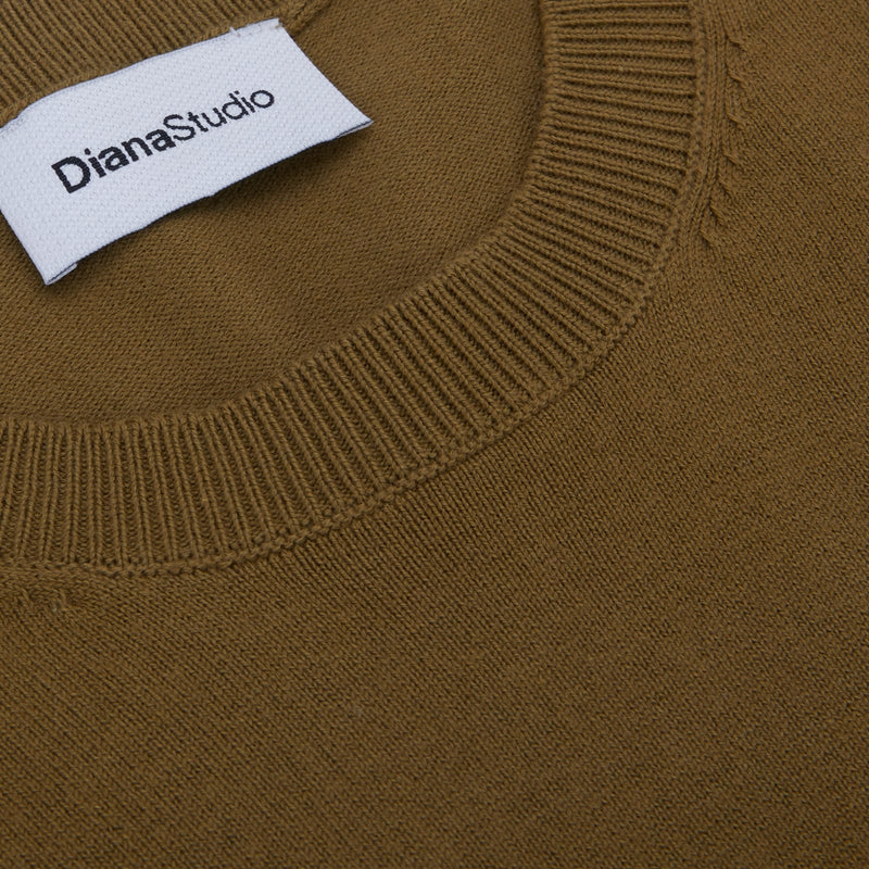 T-Shirt in Maglia - Variante Verde Military - Immagine 8