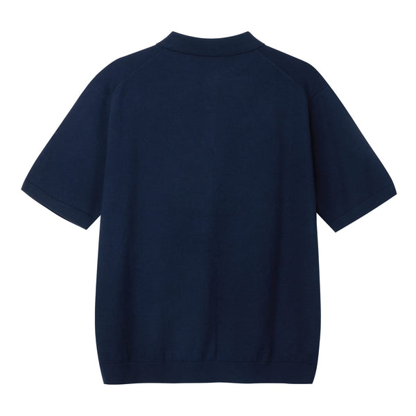 Polo Rasata in Maglia - Variante Blu Navy - Immagine 3