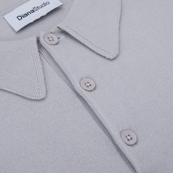 Polo Rasata in Maglia - Variante Grigio / Perla - Immagine 5