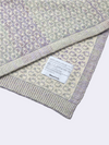 Circular Blanket with Jacquard Pattern