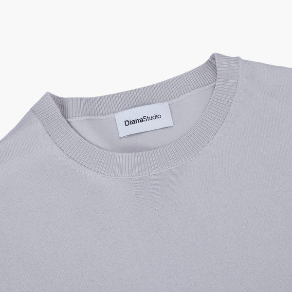T-Shirt in Maglia - Variante Grigio / Perla - Immagine 3