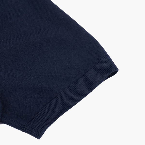 T-Shirt in Maglia - Variante Blu Navy - Immagine 4