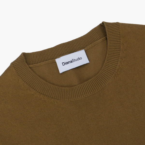 T-Shirt in Maglia - Variante Verde Military - Immagine 4