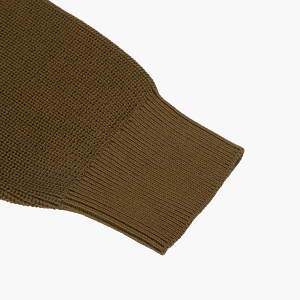 Girocollo in Maglia Perlata - Variante Verde Military - Immagine 4