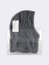 Pure wool balaclava with felted effect