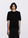 T-shirt in Cotone crêpe con microstruttura