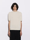 T-shirt in Cotone crêpe con microstruttura