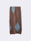 Argyle superkid mohair scarf