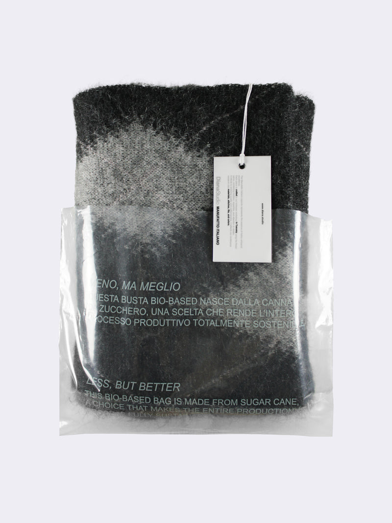 Argyle superkid mohair scarf