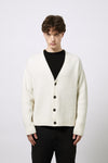 Cardigan aus reiner Wolle in englischem Strickmuster