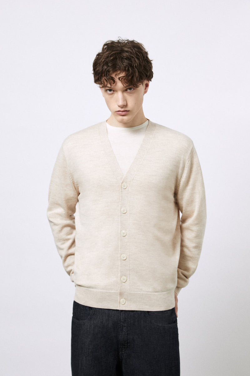 Cardigan in Lana Merino extrafine