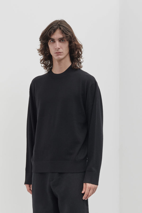 Girocollo fine in Cashmere e Merino Extrafine