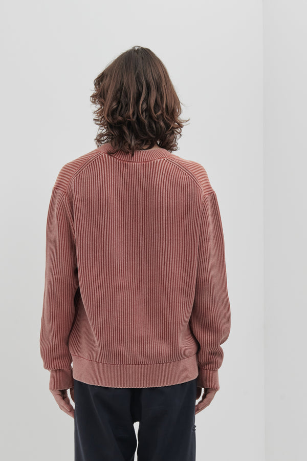 Scollo a v in Cotone decolorato artigianalmente