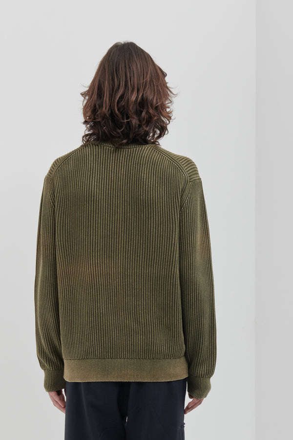 Scollo a v in Cotone decolorato artigianalmente