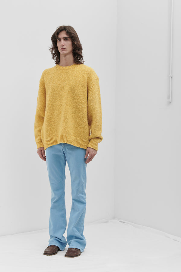Oversized crewneck with Casentino workmanship