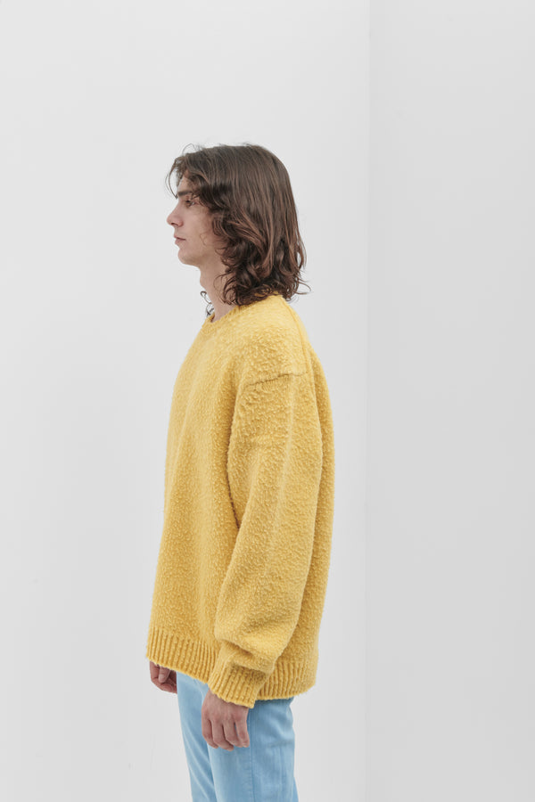 Oversized crewneck with Casentino workmanship