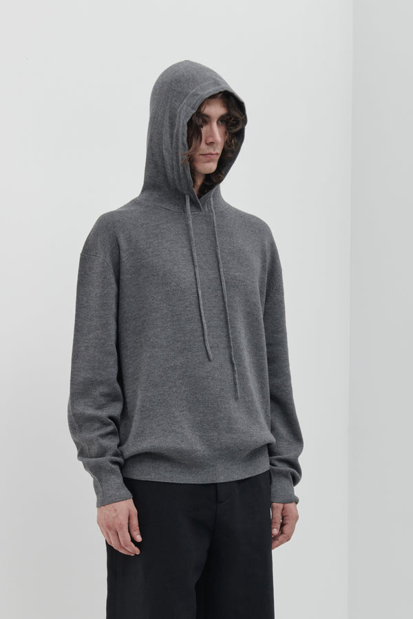Technical sweatshirt in solid knit