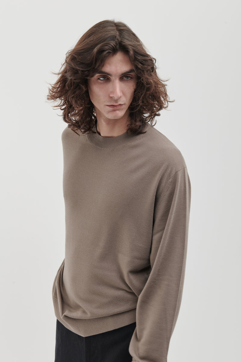 Girocollo in Cashmere e Lana Merino extrafine