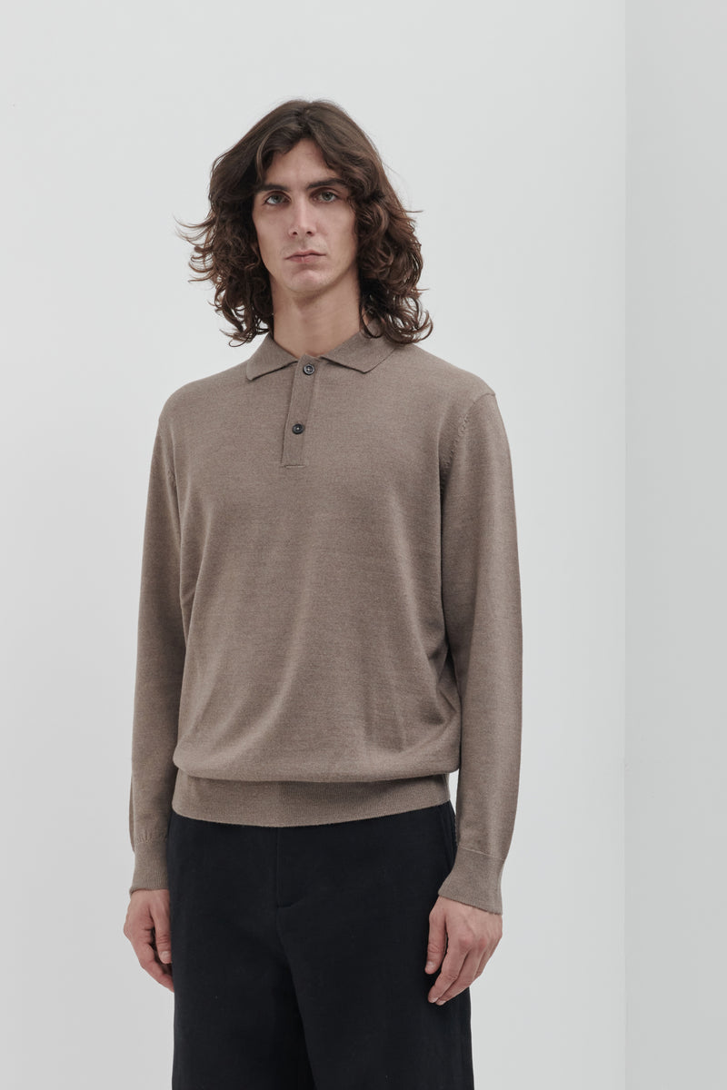Polo in Lana Merino extrafine