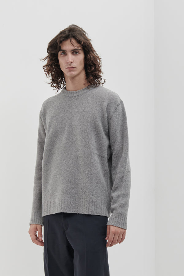Girocollo bouclé misto Lana Merino