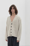 Cardigan oversize con lavorazione Casentino