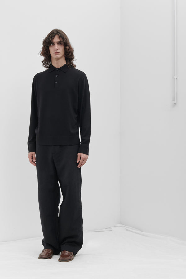 Polo fine in Cashmere e Merino Extrafine