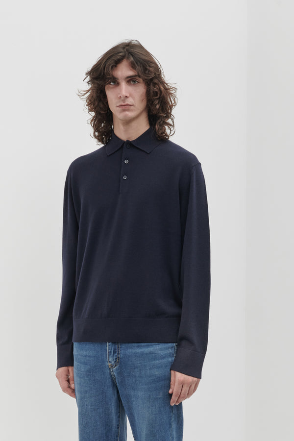 Polo fine in Cashmere e Merino Extrafine