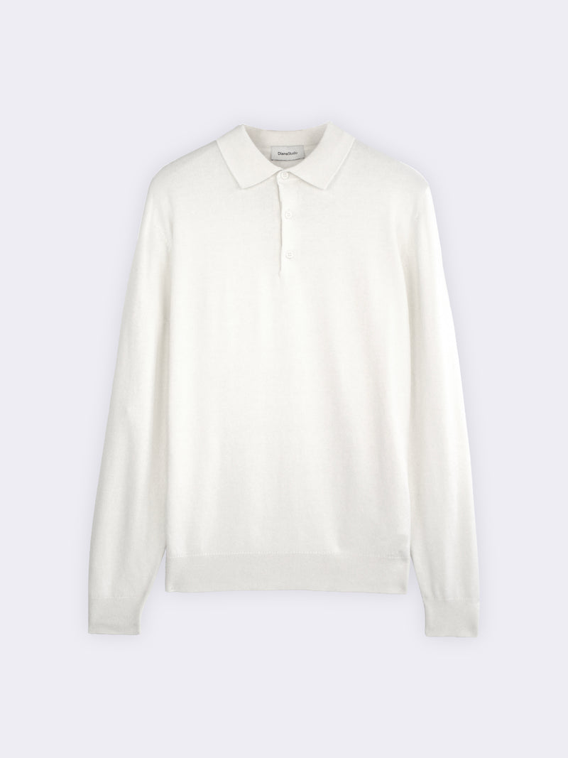 Poloshirt aus Baumwolle und Kaschmir