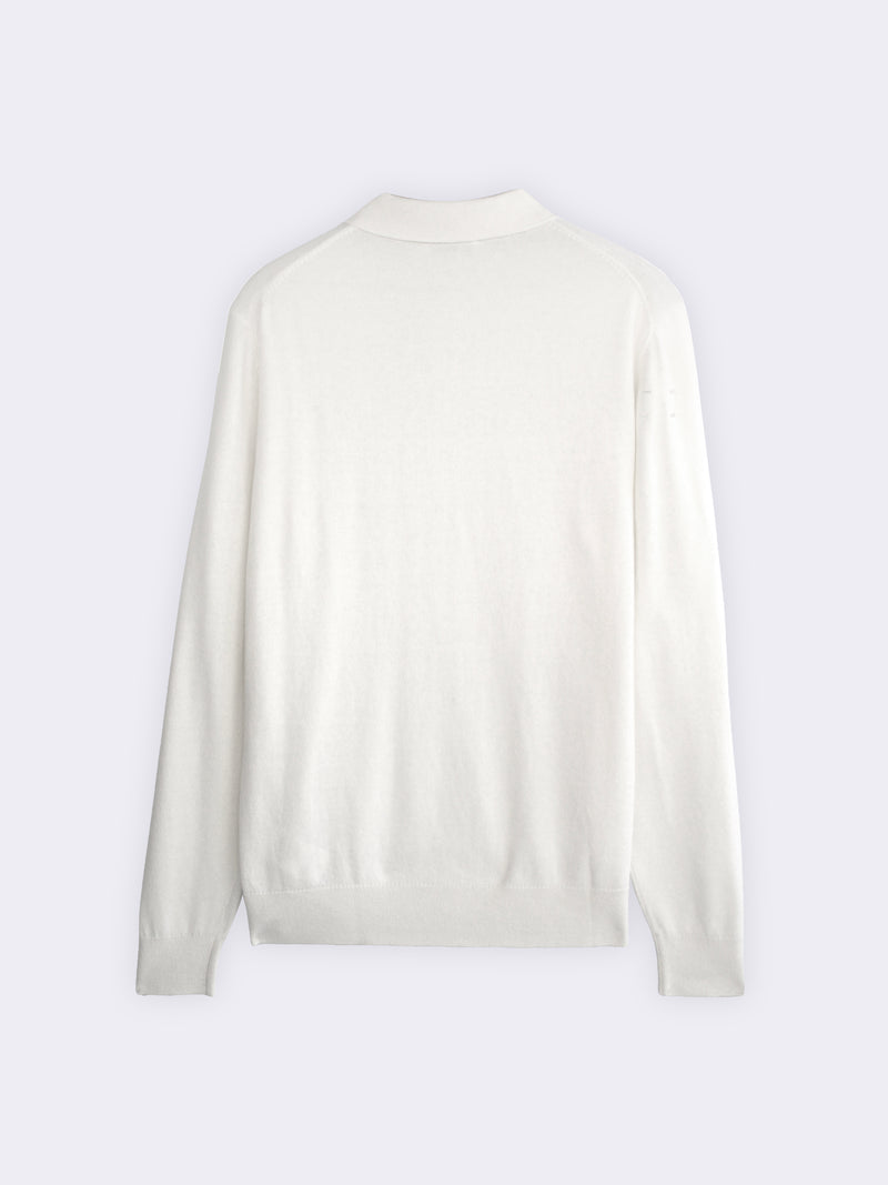 Poloshirt aus Baumwolle und Kaschmir