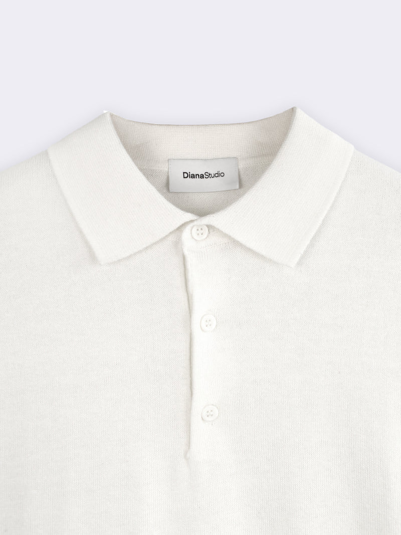 Poloshirt aus Baumwolle und Kaschmir